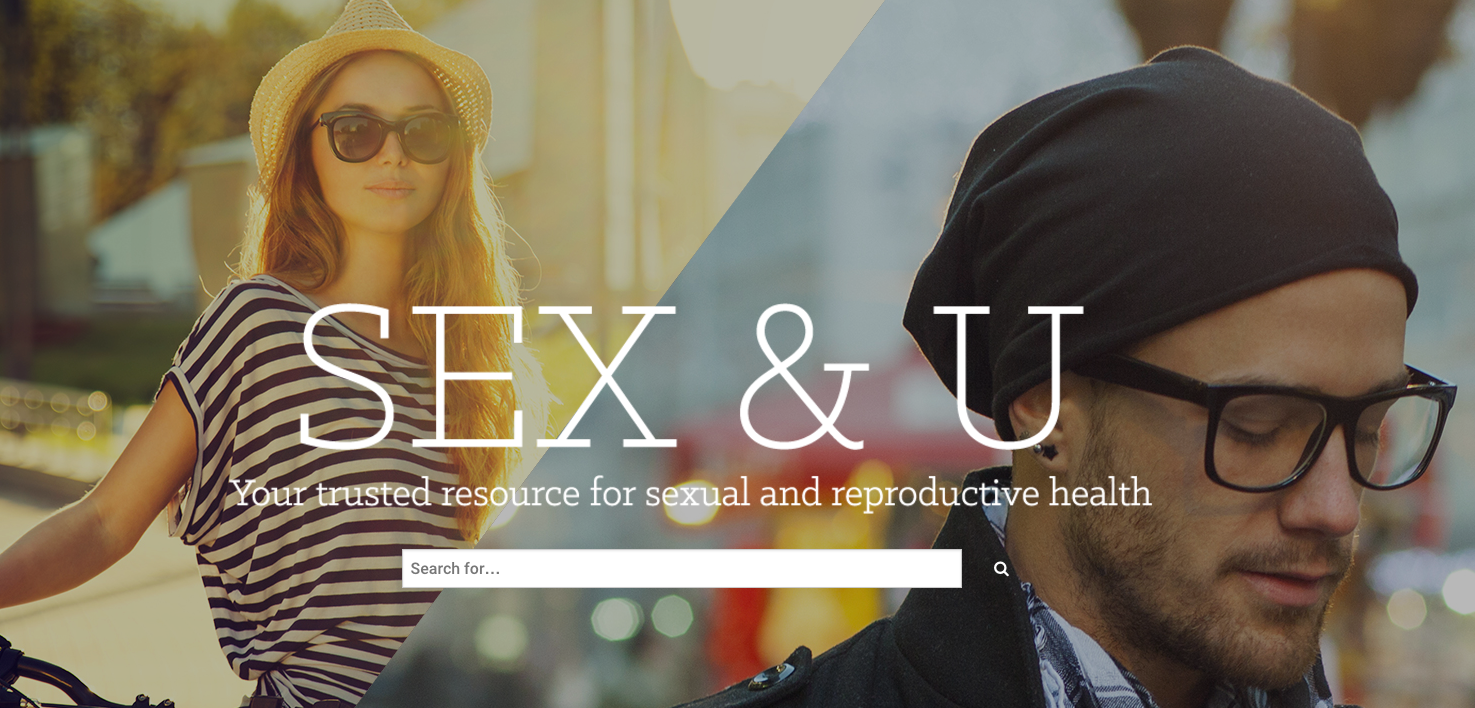 Sex & U Homepage